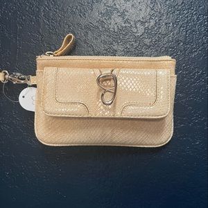 Jessica Simpson snake print wristlet